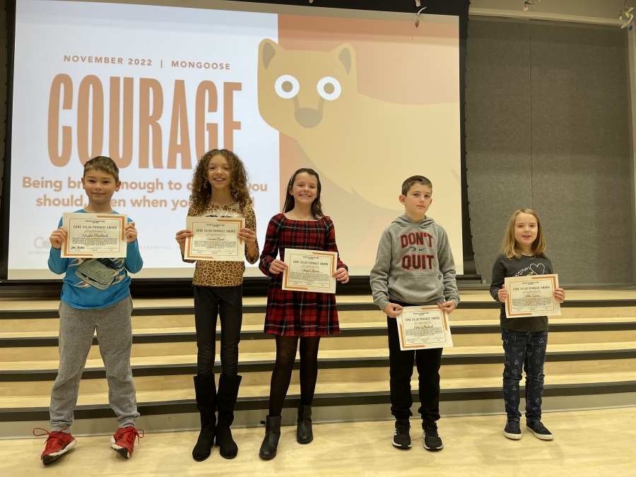 courage character ceremony